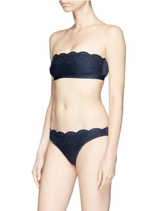 Figure View - Click To Enlarge - STELLA MCCARTNEY - 'Sky Captain' scalloped broderie anglaise bandeau top