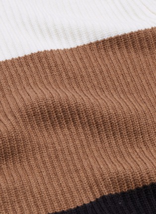  - THEORY - 'Romman' colourblock Merino wool sweater