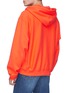 Back View - Click To Enlarge - HERON PRESTON - 'Handle With Care' slogan print zip hoodie