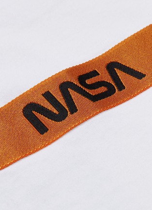  - HERON PRESTON - x NASA logo embroidered T-shirt