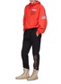 Figure View - Click To Enlarge - HERON PRESTON - Cyrillic embellished outseam track pants