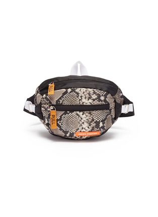 Main View - Click To Enlarge - HERON PRESTON - Python print bum bag