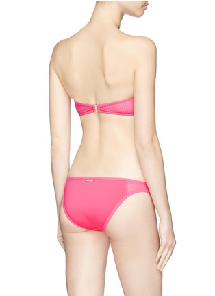 Back View - Click To Enlarge - STELLA MCCARTNEY - Mesh panel neoprene bikini bottoms