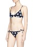 Figure View - Click To Enlarge - STELLA MCCARTNEY - Swan print bikini top