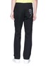 Back View - Click To Enlarge - ROCHAMBEAU - 'Hatch' graphic appliqué straight leg twill pants