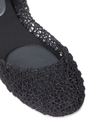 Detail View - Click To Enlarge - MELISSA - x Campana Brothers 'Papel VII' glitter PVC ballet flats