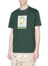Detail View - Click To Enlarge - PABLO ROCHAT - 'The Crying Van Gogh 1889' print unisex T-shirt