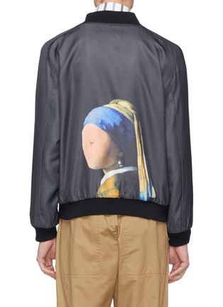 Back View - Click To Enlarge - PABLO ROCHAT - 'The Naughty Girl 1665' print reversible bomber jacket