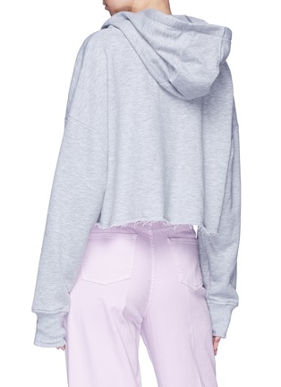 Back View - Click To Enlarge - IVY PARK - Ivy Park 'Palm' logo print cropped hoodie