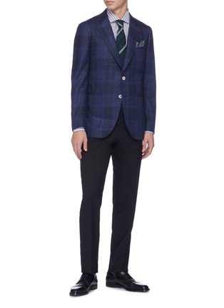 Figure View - Click To Enlarge - ISAIA - Straight leg wool pants