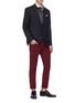 Figure View - Click To Enlarge - ISAIA - Slim fit twill chinos