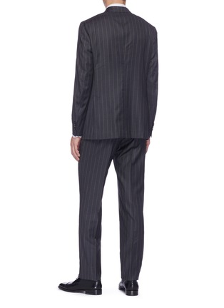 Back View - Click To Enlarge - ISAIA - 'Gregory' pinstripe wool suit