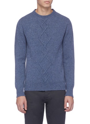 Main View - Click To Enlarge - ISAIA - Argyle cashmere sweater