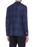 Back View - Click To Enlarge - ISAIA - 'Sailor' tartan plaid wool-cashmere melton blazer