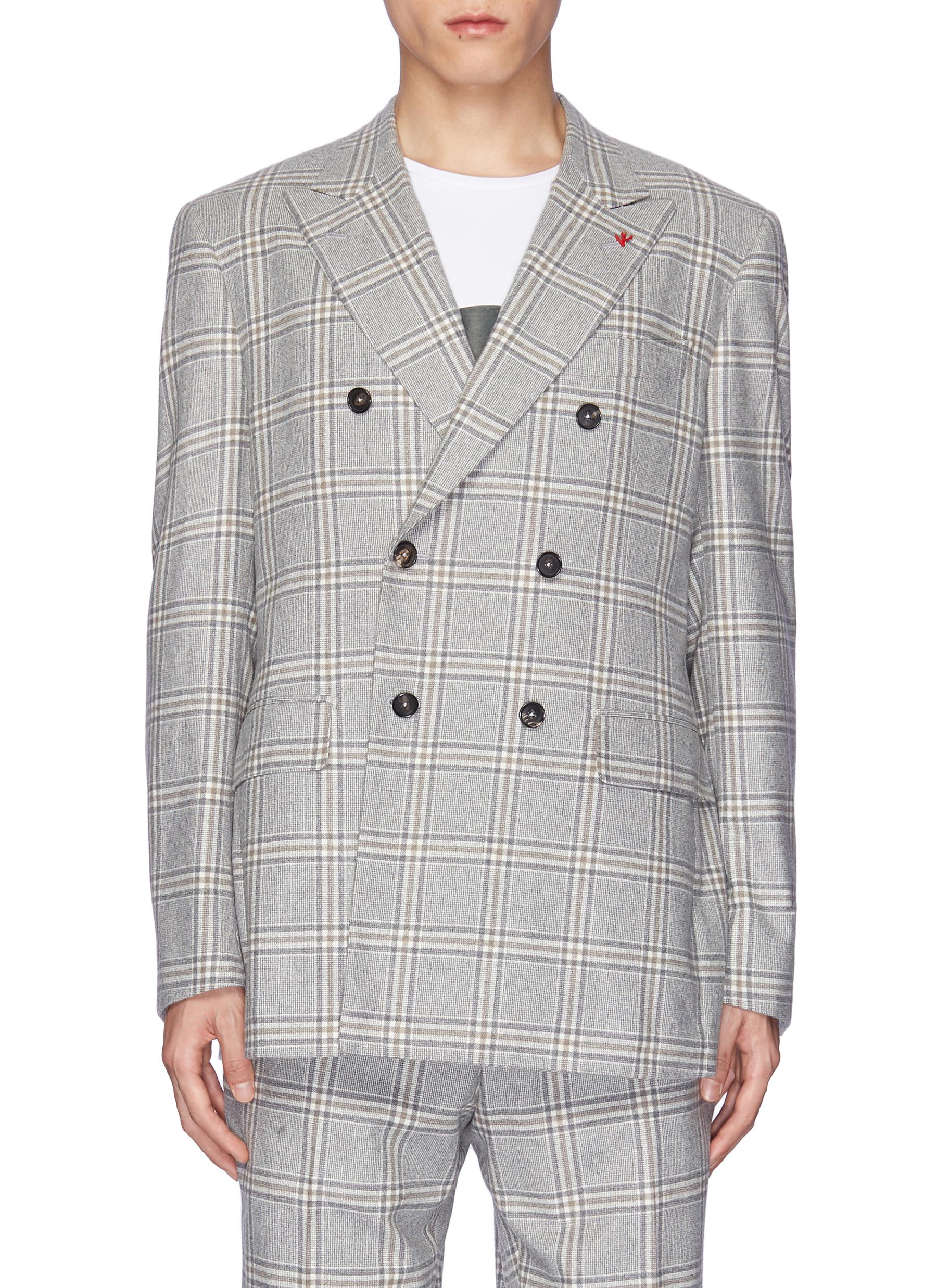 Isaia double breasted on sale suit