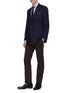 Figure View - Click To Enlarge - ISAIA - Slim fit twill pants