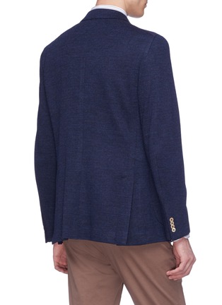 Back View - Click To Enlarge - ISAIA - 'Sailor' wool knit blazer