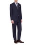 Figure View - Click To Enlarge - ISAIA - 'Gregory' wool jacquard suit