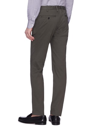 Back View - Click To Enlarge - ISAIA - Slim fit twill pants