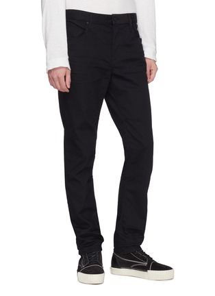Front View - Click To Enlarge - RTA - Cross embroidered slim fit jeans
