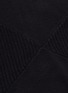 - RTA - Rib knit panel cashmere hoodie