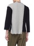 Back View - Click To Enlarge - A-COLD-WALL* - Colourblock Merino wool-dralon® mix knit cropped sweater