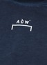  - A-COLD-WALL* - Logo print zip layered back long sleeve turtleneck T-shirt