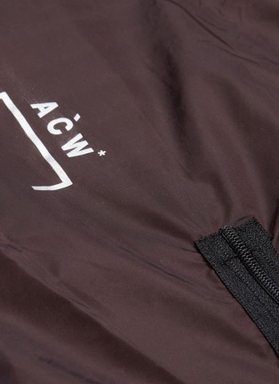  - A-COLD-WALL* - Logo print zip cuff jogging pants