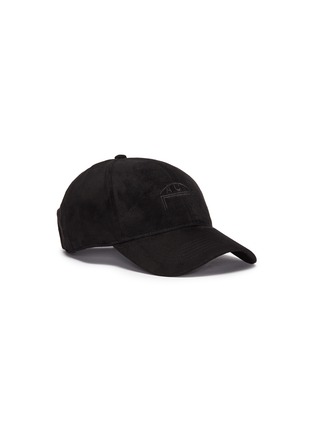 Main View - Click To Enlarge - A-COLD-WALL* - Logo embroidered faux suede baseball cap