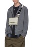 Figure View - Click To Enlarge - A-COLD-WALL* - Logo print leather patch canvas utility bag