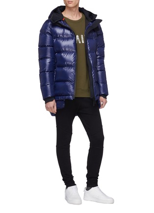 Figure View - Click To Enlarge - TEMPLA - Hooded waterproof down puffer jacket