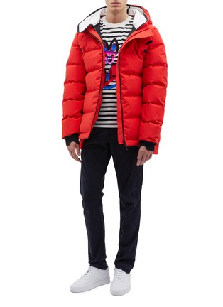 Figure View - Click To Enlarge - TEMPLA - Waterproof hooded down puffer jacket