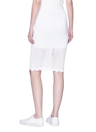 Back View - Click To Enlarge - TOPSHOP - Chevron knit pencil skirt