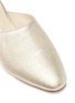 Detail View - Click To Enlarge - NICHOLAS KIRKWOOD - 'Casati' faux pearl heel metallic leather mules