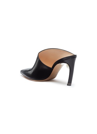 Detail View - Click To Enlarge - NICHOLAS KIRKWOOD - 'Mira Pearl' angled heel leather mules