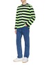 Figure View - Click To Enlarge - SUNNEI - Stripe knit top