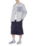 Figure View - Click To Enlarge - SUNNEI - Pleated gabardine cholo shorts