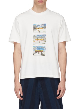 Main View - Click To Enlarge - SUNNEI - 'Fast Fashion' graphic print T-shirt