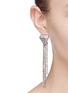 Figure View - Click To Enlarge - VENNA - Glass crystal chain fringe drop earrings