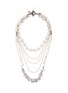 Main View - Click To Enlarge - VENNA - Faux pearl multi chain tiered necklace