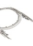 Detail View - Click To Enlarge - VENNA - Glass crystal multi chain fringe necklace