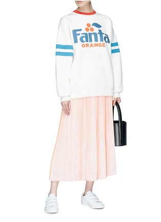 Figure View - Click To Enlarge - MARC JACOBS - 'Fanta' sequin slogan oversized knit sweatshirt