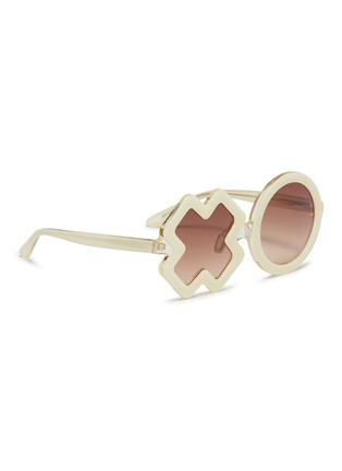 Figure View - Click To Enlarge - SONS + DAUGHTERS - 'XO' frame acetate kids sunglasses