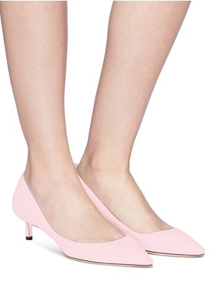 Figure View - Click To Enlarge - JIMMY CHOO - 'Romy 40' suede pumps