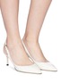 Figure View - Click To Enlarge - JIMMY CHOO - 'Erin 60' patent leather slingback pumps