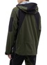 Back View - Click To Enlarge - AZTECH MOUNTAIN - 'Hayden' hooded colourblock Dermizax EV ski jacket