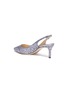 Detail View - Click To Enlarge - JIMMY CHOO - 'Erin 60' coarse glitter leather slingback pumps