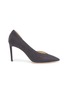 Main View - Click To Enlarge - JIMMY CHOO - 'Sophia 85' glitter coated leather d'Orsay pumps