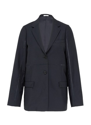 Main View - Click To Enlarge - JIL SANDER - Slit suiting blazer