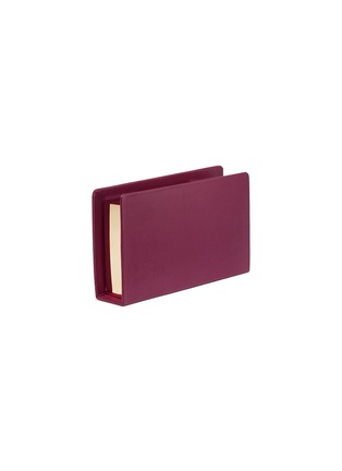 Detail View - Click To Enlarge - JIL SANDER - 'Book' leather clutch